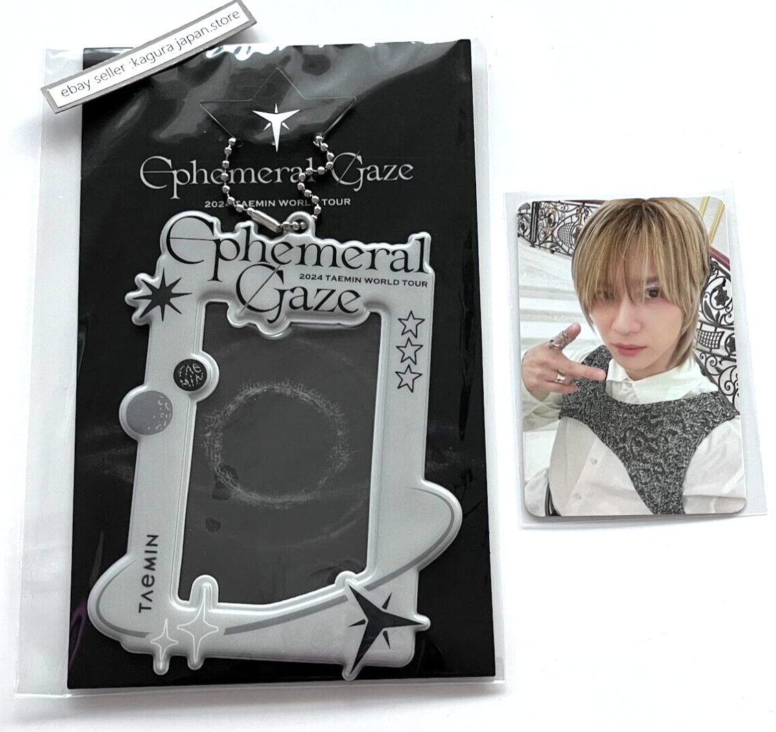 SHINee TAEMIN WORLD TOUR Ephemeral Gaze Photo Card Holder Key Ring
