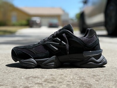New Balance 9060 Triple Black Cat Suede U9060BPM Men Size 4-15