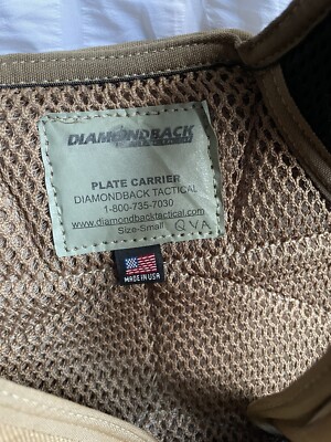 Diamondback Tactical Plate Carrier With Armor | eBay