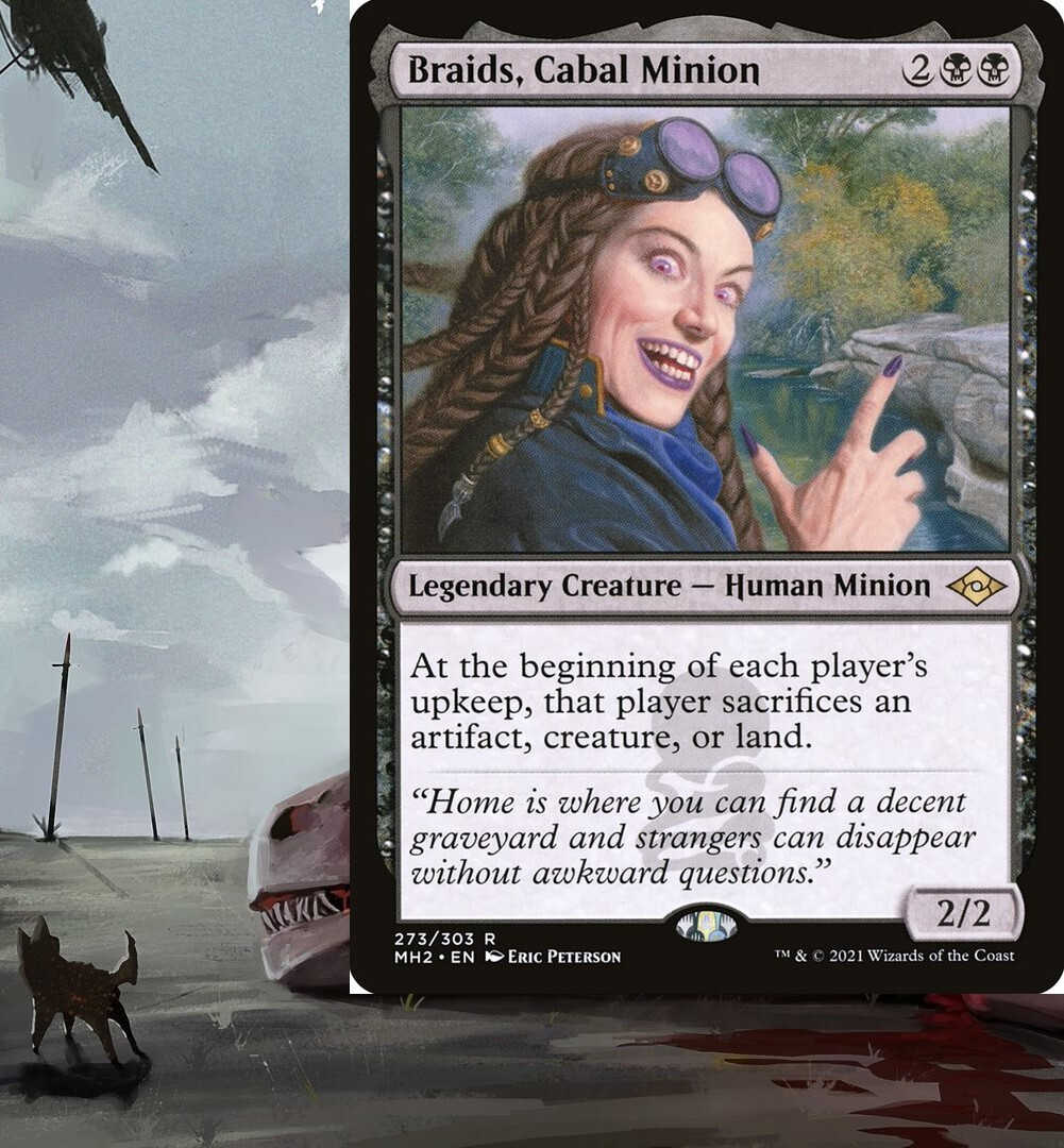 Braids, Cabal Minion Commander Deck POX Control Magic EDH MTG