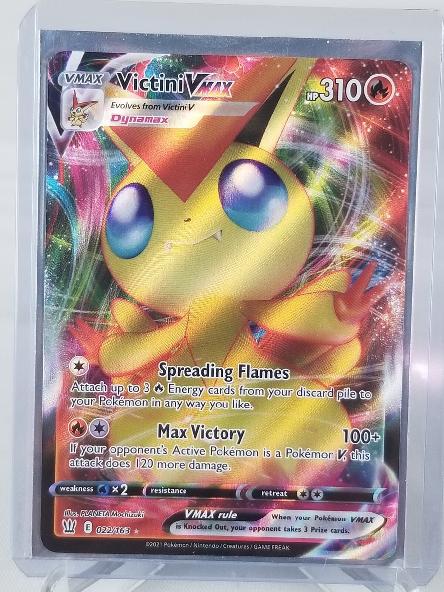 Victini Vmax Hp 310 Fire Foil #22/163 Pokemon 2021 Card | eBay