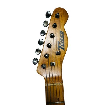 Rare Teisco TE‑440 Thinline Telecaster Style Guitar Natural Japan