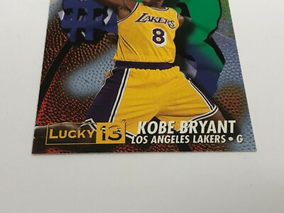 Kobe Bryant 1996-97 Fleer LUCKY 13 ROOKIE card #13 | eBay