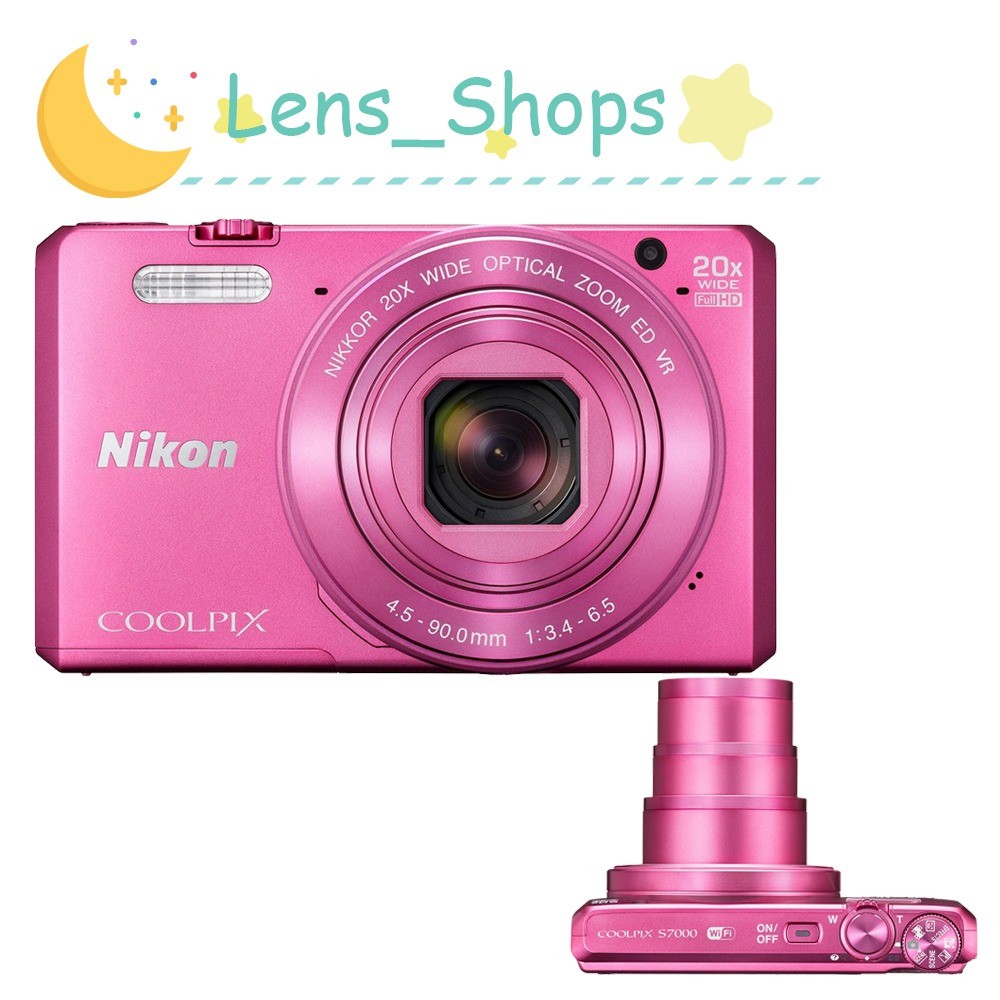Nikon COOLPIX S7000 Vintage Digital Camera 16.0MP 20X Optical Auto