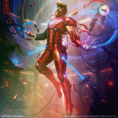 Magic the Gathering (MTG) Secret Lair x Marvel's Iron Man (Rainbow