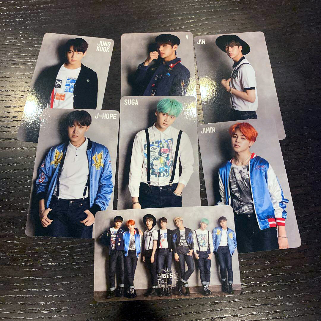BTS RUN Japan Limited Official Photo Card RM J-HOPE JIN SUGA JIMIM