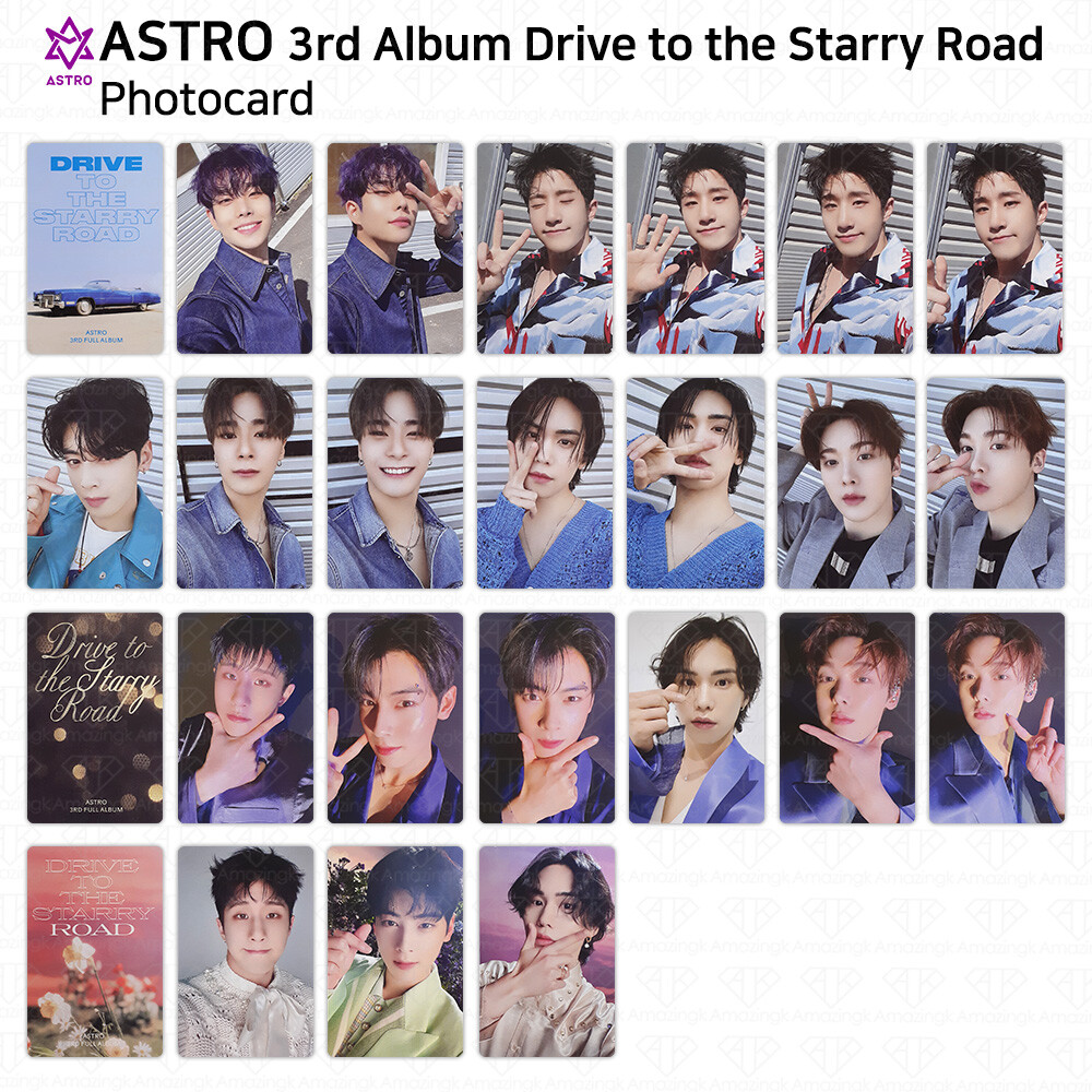 ASTRO 3rd Album Drive to the Starry Road Official Photocard KPOP K