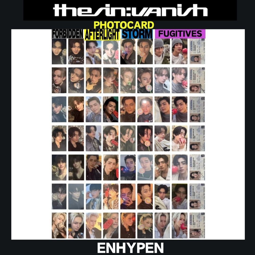 ENHYPEN 7th THE SIN : VANISH FORBIDDEN AFTERLIGHT STORM FUGITIVES