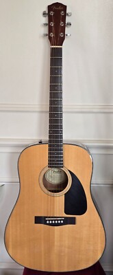 Fender Acoustic Guitar DG-60 Nat-DS-V2 Classic Design w/ Soft Case