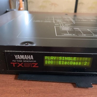 YAMAHA TX81Z FM sound source FM Synthesizer FM Tone Generator Used