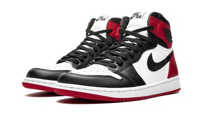 NEW Nike Air Jordan 1 High Retro Satin Black Toe CD0461-016