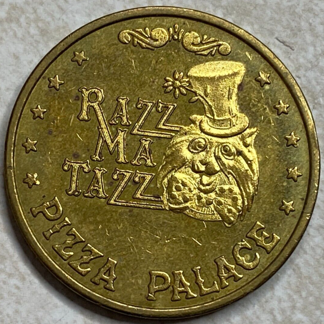 Razz Ma Tazz Pizza Palace Amboy NJ Arcade Game Trade Token T4775