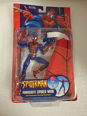 ToyBiz Spider-man Parachute Spider-Man with Removable Working