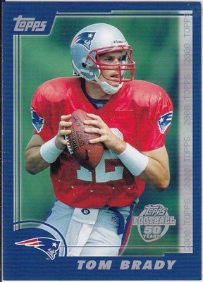 TOM BRADY Topps ROOKIE Throwbacks DRAFT PICK INSERT CARD NFL