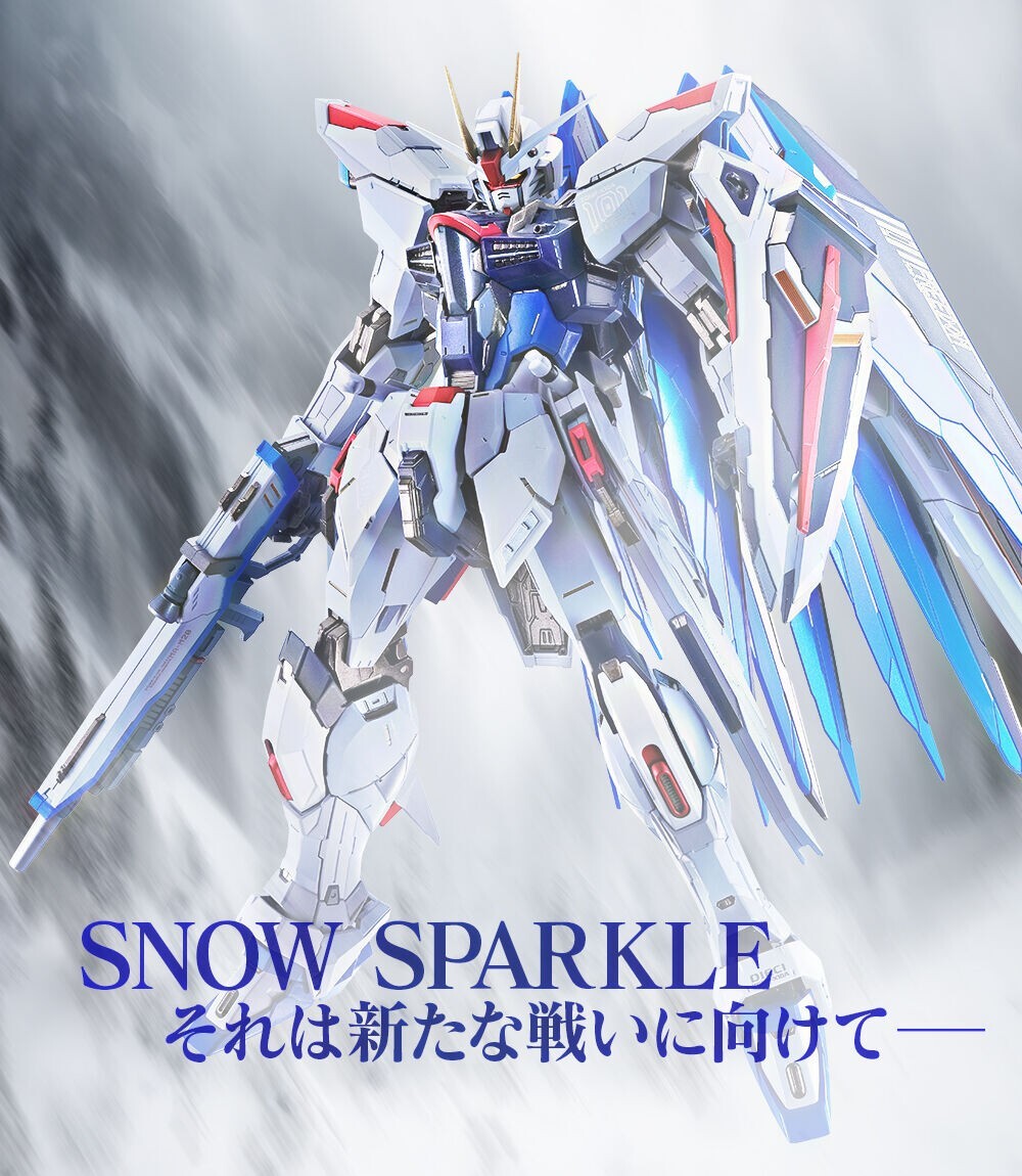 METAL BUILD Freedom Gundam CONCEPT 2 SNOW SPARKLE Ver. Gundam SEED