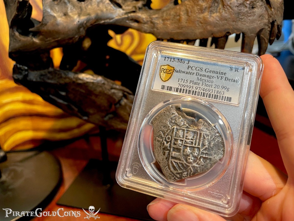 RARE FULL DATE 1713 MEXICO 8 REALES 1715 FLEET PIRATE SILVER COINS