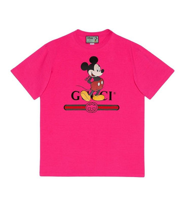 Disney x Gucci Print Oversize Fuchsia Pink T-shirt | eBay