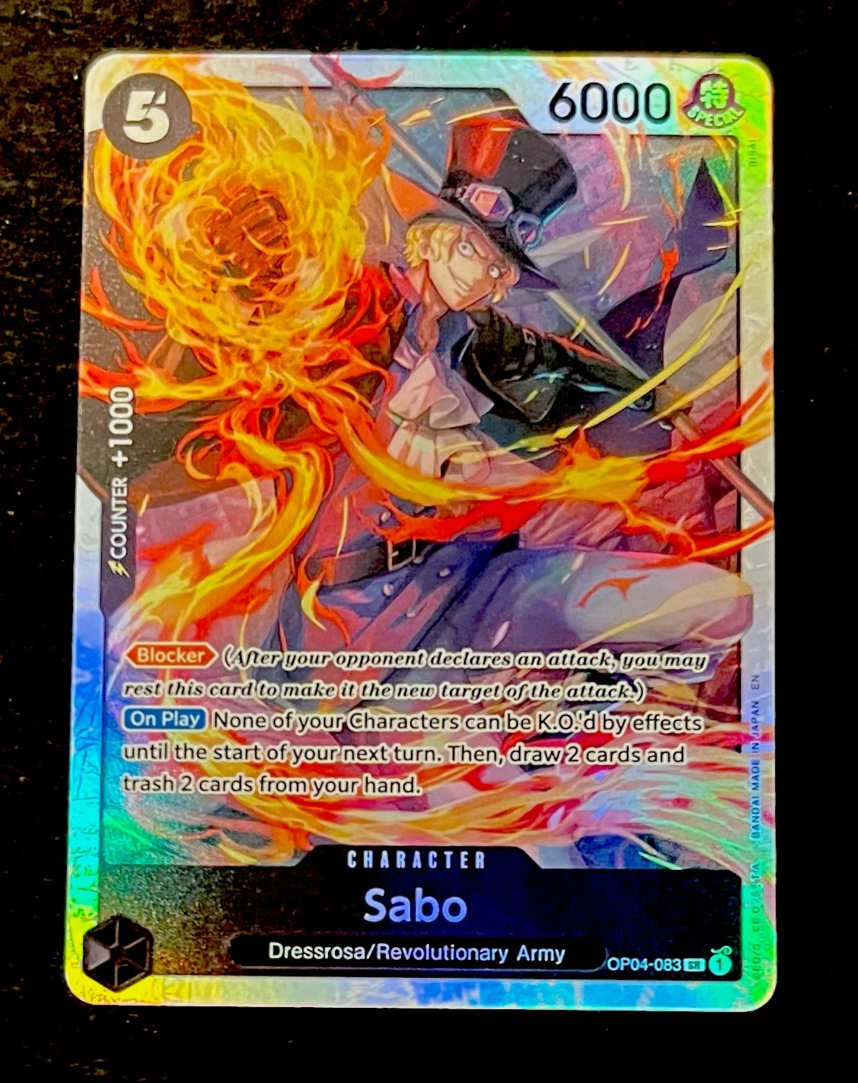 Sabo 2023 Kingdoms of Intrigue #OP04-083 Super Rare Price Guide