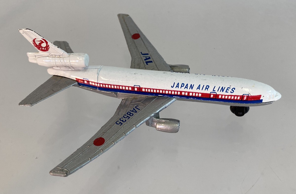 Japan Airlines McDonnell Douglas DC-10 JA8535 Plane 4” Diecast 70s