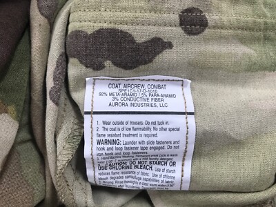 A2CU Aircrew Coat OCP Flight Suit Top Size Medium Regular NSN 8415