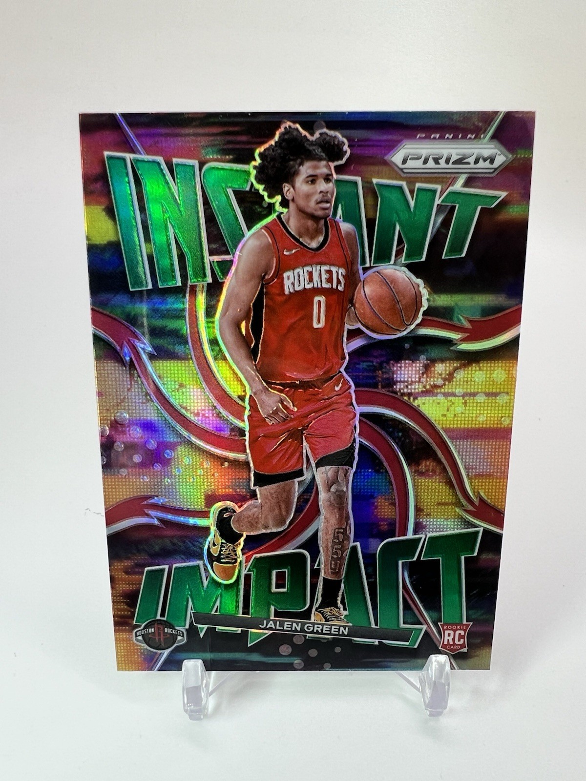 Jalen Green 2021 Prizm #25 Instant Impact - Green Price Guide