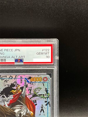 PSA 10 Sogeking OP03-122 Comic Parallel Manga Alt Art One Piece