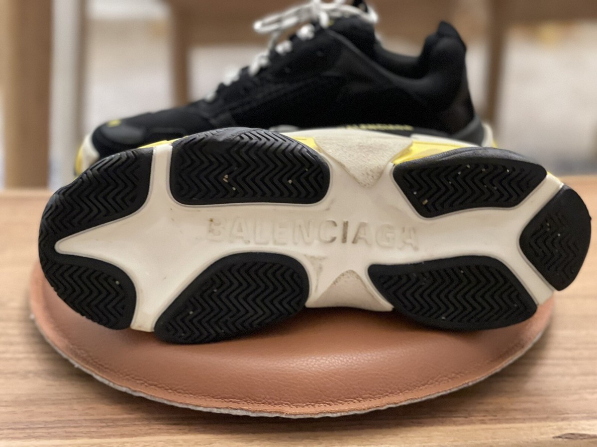 Balenciaga Triple S Black And Yellow Size US 11 EU 41 | eBay