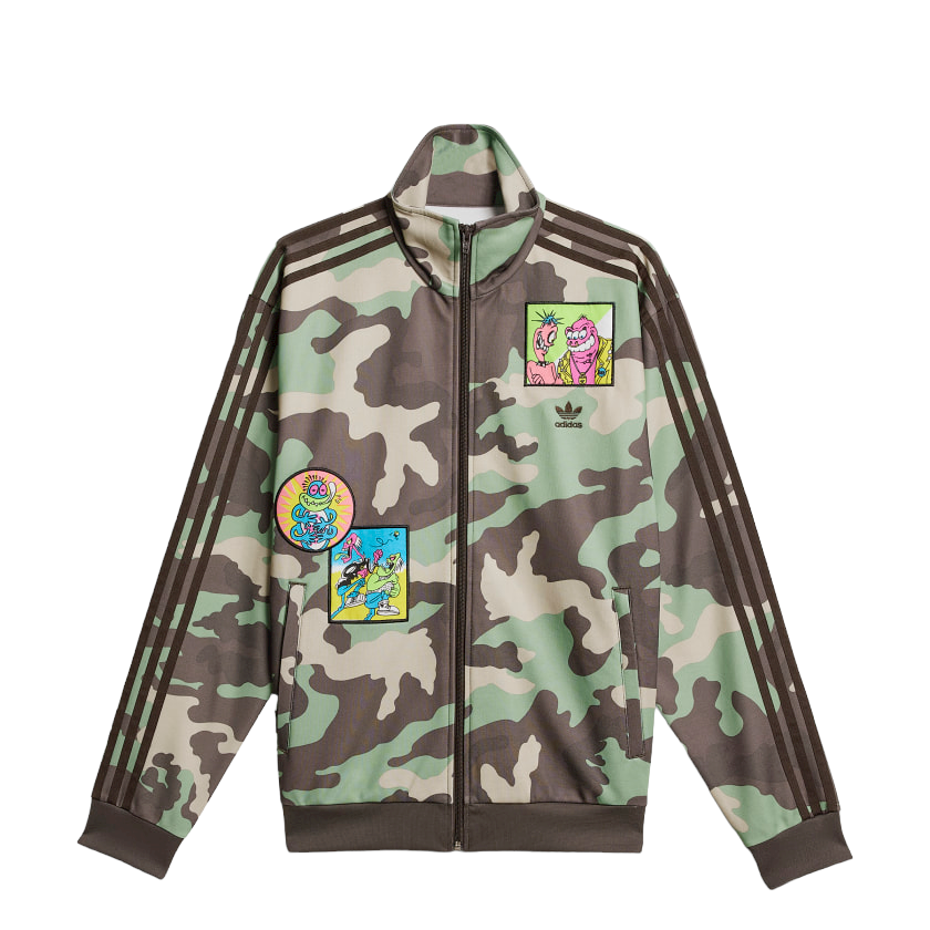 Men's Adidas Originals X Jeremy Scott Camo Track Top Jacket New