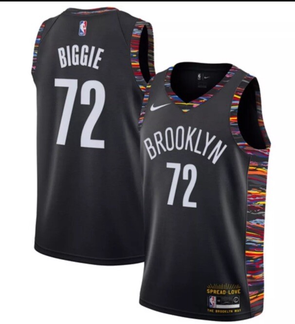 Nike NBA Brooklyn Nets 'Biggie' City Edition Jersey CD7062-010 Men