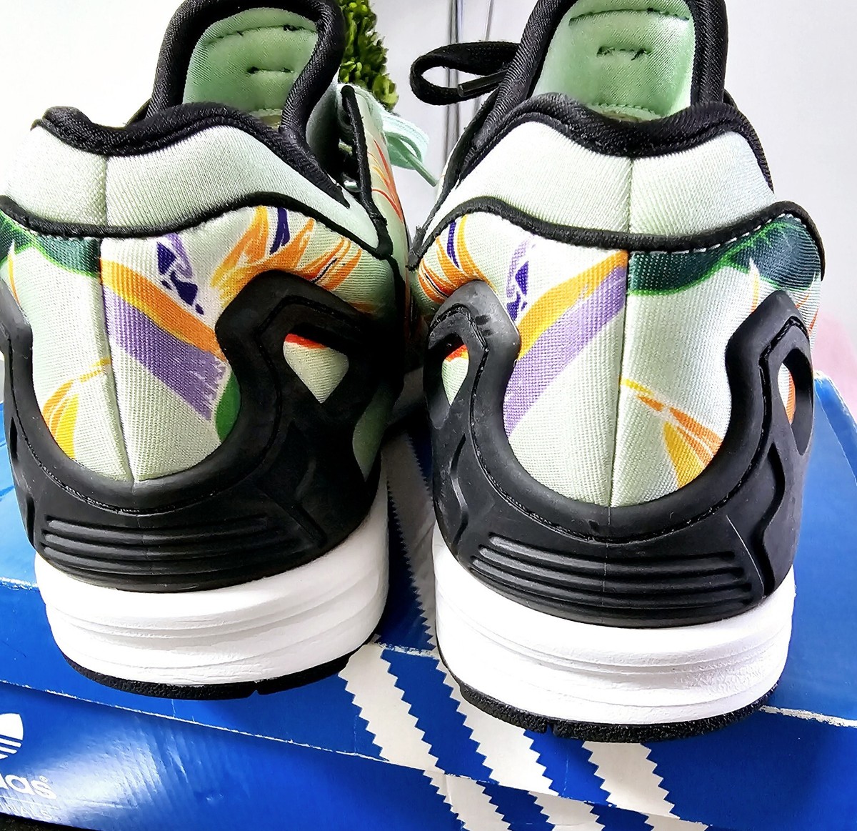 Adidas ZX Flux Torsion NPS B34468 Tropical Floral Print Athletic