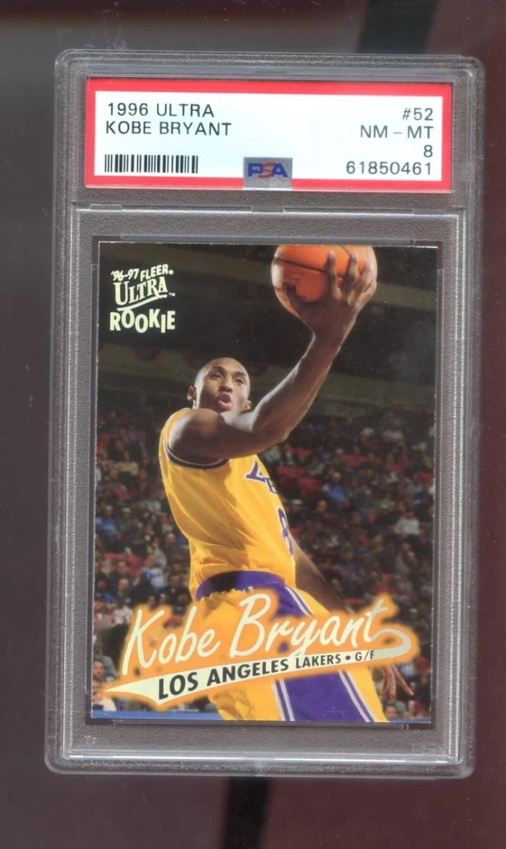 Kobe Bryant Basketball Grade 8 Rookie Sports Trading Cards