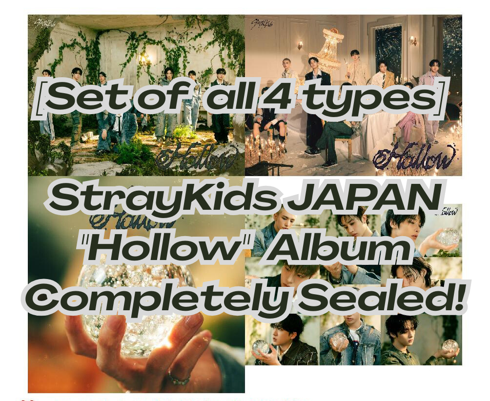 Hollow [Set of all 4 types] StrayKids JAPAN FC Limited CD Album
