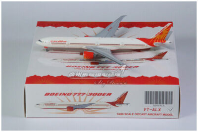 1:400 JC Wings AIR INDIA BOEING 777-300ER Airplane Flap Down