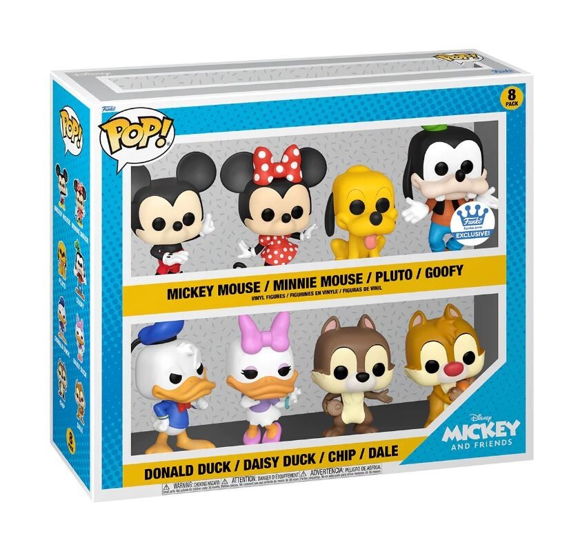 Funko Pop! Disney Mickey Mouse & Friends 8-Pack (NEW IN BOX