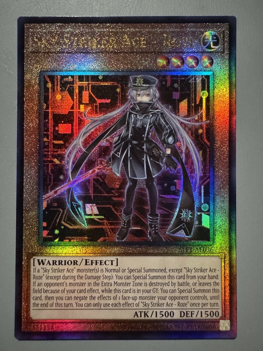 YUGIOH SKY STRIKER ACE - ROZE (ALT ART) ASIA ENGLISH SLF1-AE036