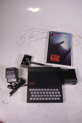Sinclair ZX8I Basic Programming w/ Timex 1016 Module As Is For