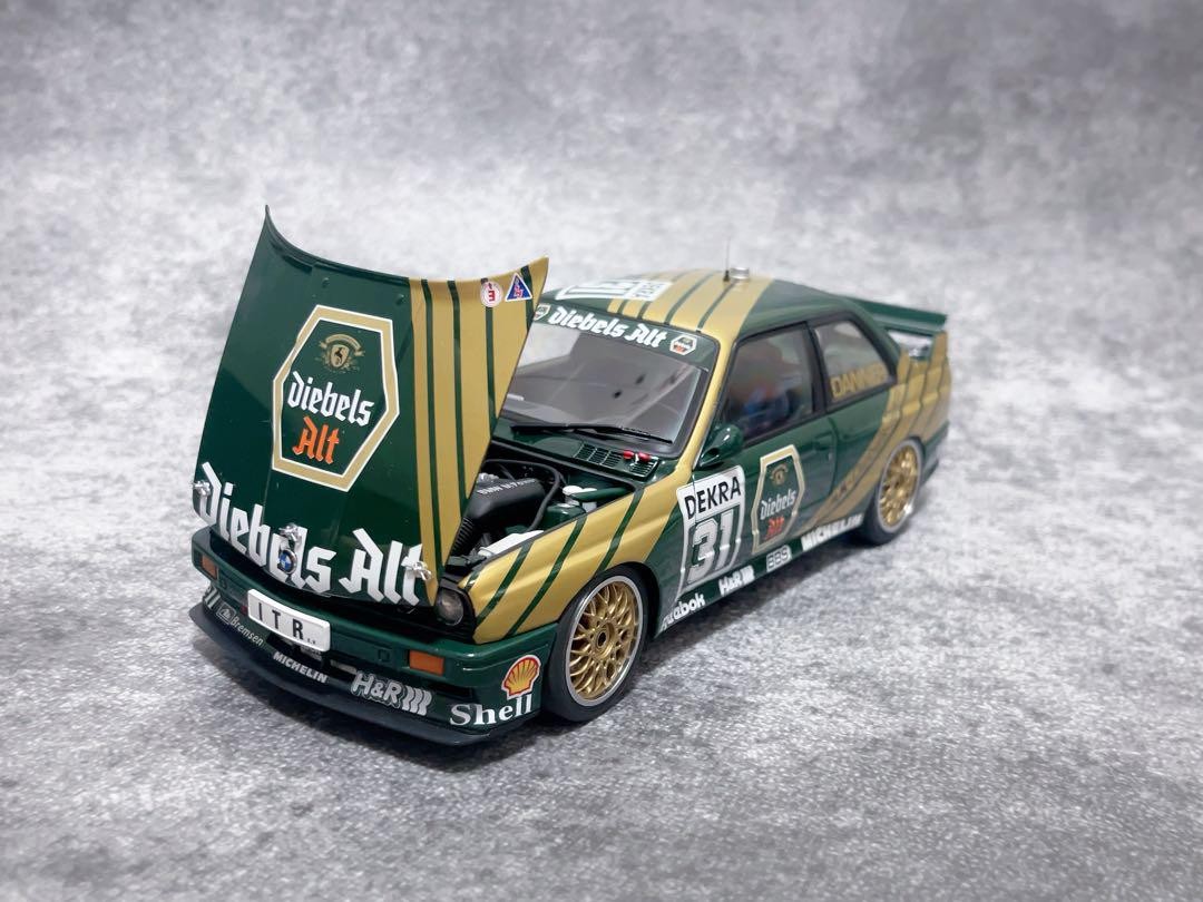AUTOart 1/18 BMW M3 E30 DTM 1991 Diebels Alt Danner Model Car 31