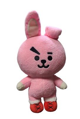 BTS Jungkook BT21 Cooky Pink Bunny with Red Boots 13