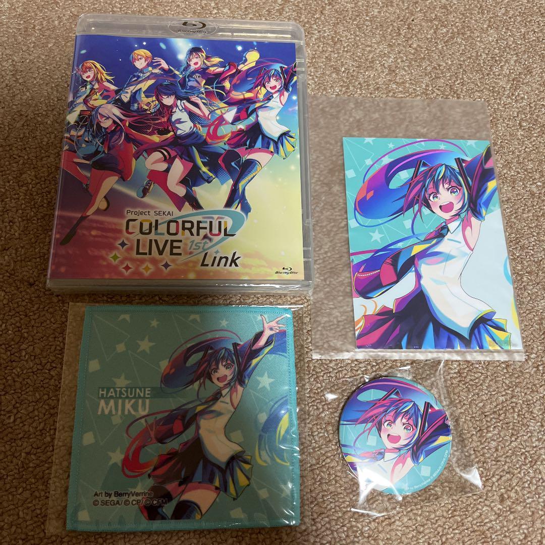 Project SEKAI COLORFUL LIVE 1st Link Blu-ray Hatsune Miku 3DCG