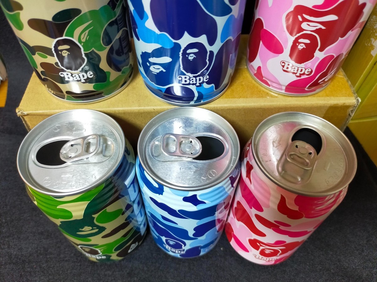 New A Bathing Ape x Pepsi Unopend Can Bottle complete set of 6