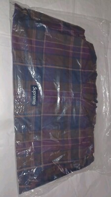 Size L - Supreme Cotton Utility Anorak (Purple Plaid)(SS24) | eBay
