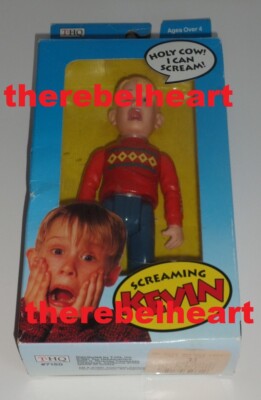 HOME ALONE Screaming Kevin Figure 1991 NRFB DOLL Macaulay Culkin