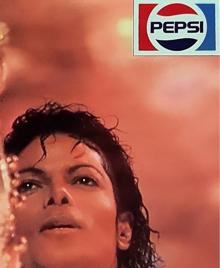 Michael Jackson Japan tour 1987 Original PEPSI Promo Poster 28x40
