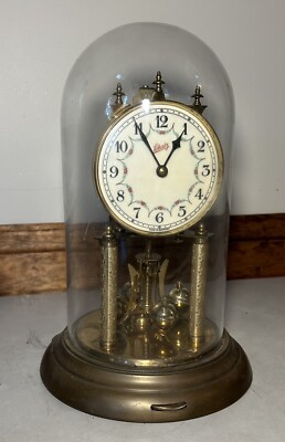 Schatz 400 Day Anniversary Torsion Glass Dome Mantel Table Desk