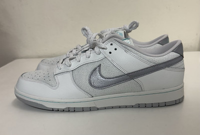 Nike Dunk Low Retro SE Men Sz 14 Summit White Metallic Silver