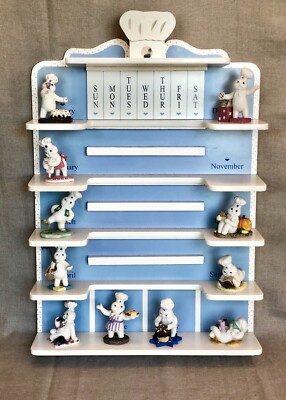 Pillsbury Doughboy Danbury Mint 1997 Calendar with 11 Figures | eBay
