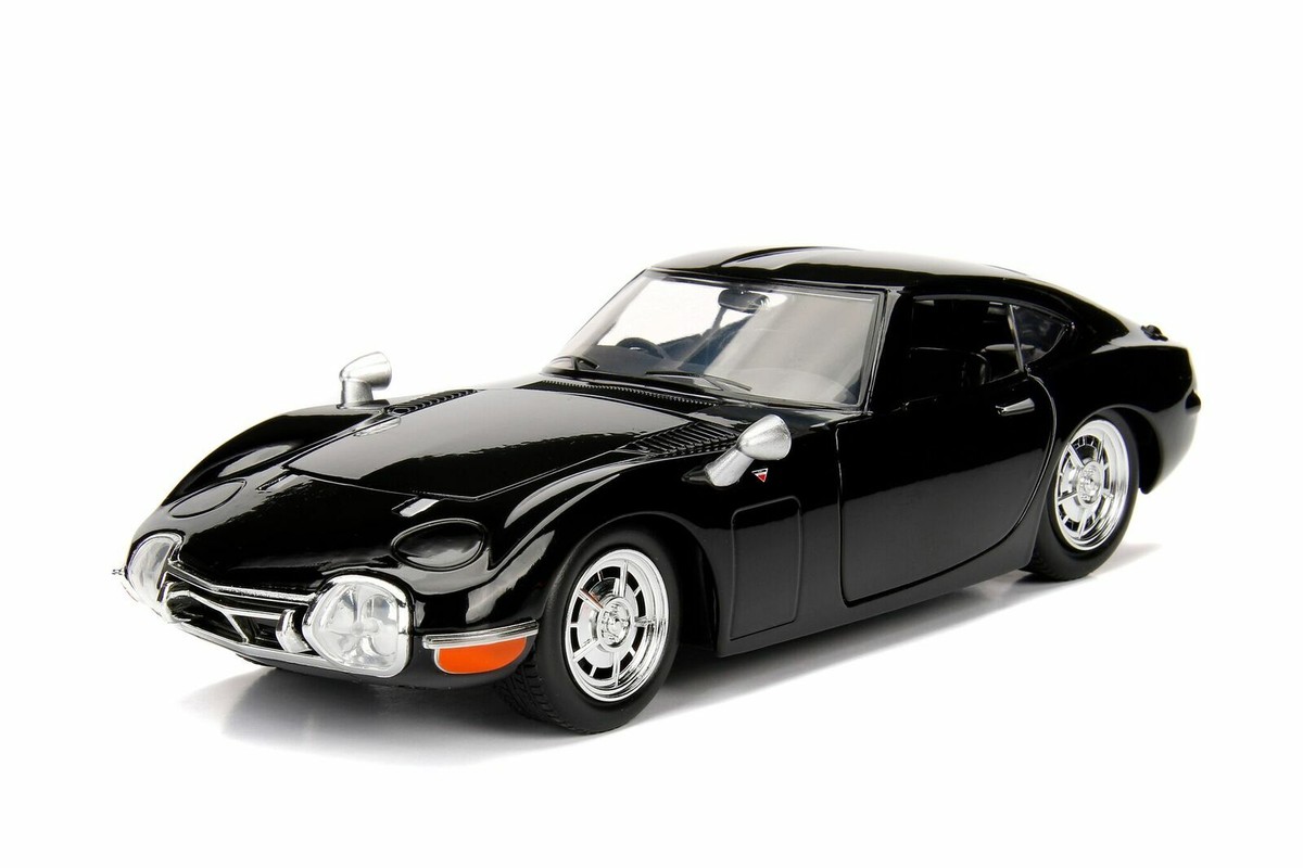 JADA JDM TUNERS 1967 TOYOTA 2000 GT BLACK 1:24 DIECAST MODEL CAR