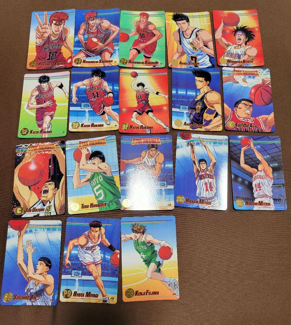 SLAM DUNK Carddass Trading Card Game Normal Rare 81 set Anime