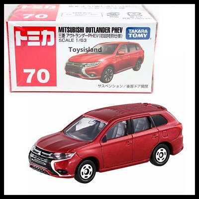 TOMICA 70 MITSUBISHI OUTLANDER PHEV 1/63 TOMY 2016 SEPTEMBER MODEL