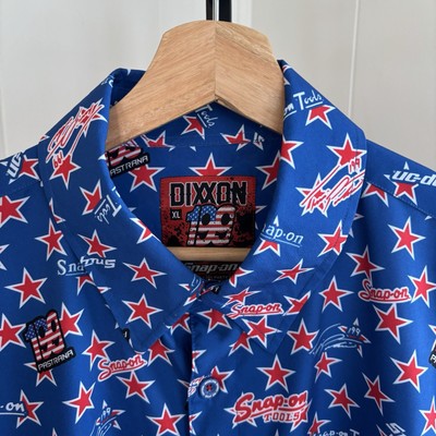 Dixxon x Snap On x 199 Travis Pastrana Blue Red Short Sleeve